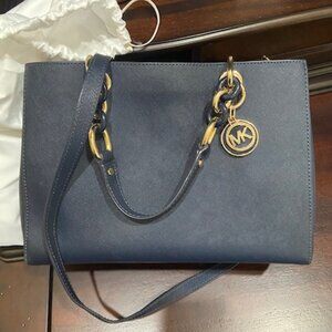 Navy Michael Kors Purse